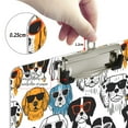 thumbnail image 4 of ALAZA Plastic Clipboard A4 Letter Size Decorative Clipboards for Students Women Men 9" x 12.5" Doodle Dogs in Sunglasses, 4 of 6