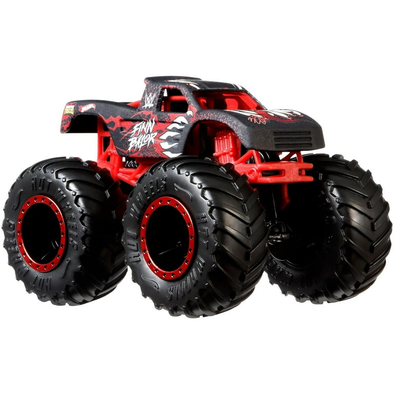 Hot Wheels Monster Trucks 1:64 Scale Invader Black/Red, Includes Hot Wheels  Die Cast Car, 1 - Harris Teeter