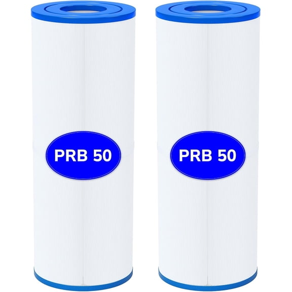 2 Pack 50 sq.ft Spa Hot Tub Filters for Pleatco PRB50-IN, Unicel C-4950, Jacuzzi J210, J220, J235, J245, J275, Filbur FC-2390, 03FIL1600, 373045, 5x13 Drop in Spa Filter