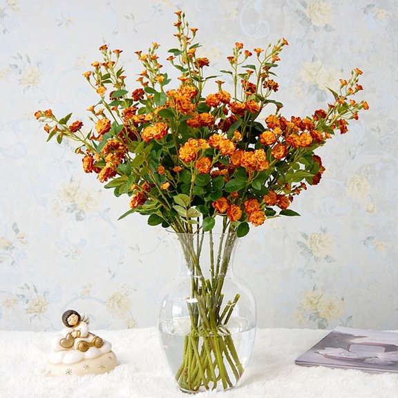 Artificial Flower,Beautiful Fabric Artificial Flowers Bouquet for Home Decor
