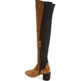 thumbnail image 3 of Cecelia New York Nikita Spot Over the Knee Boot Leopard Fitted Stretchy Boots (Leopard, 9.5), 3 of 6