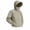 Khaki, variant on Men's UV Protection Full-Zip Hooded Outdoor Jacket, Integrated Face Cover Quick Dry Windbreaker, Hiking Fishing Outdoor Activity Wear Purple L