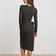 thumbnail image 5 of Vestido Casual Mujer Pompotops Manga Larga Cuello Redondo Talla M, 5 of 9