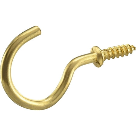 

3/4 Cup Hooks Brass