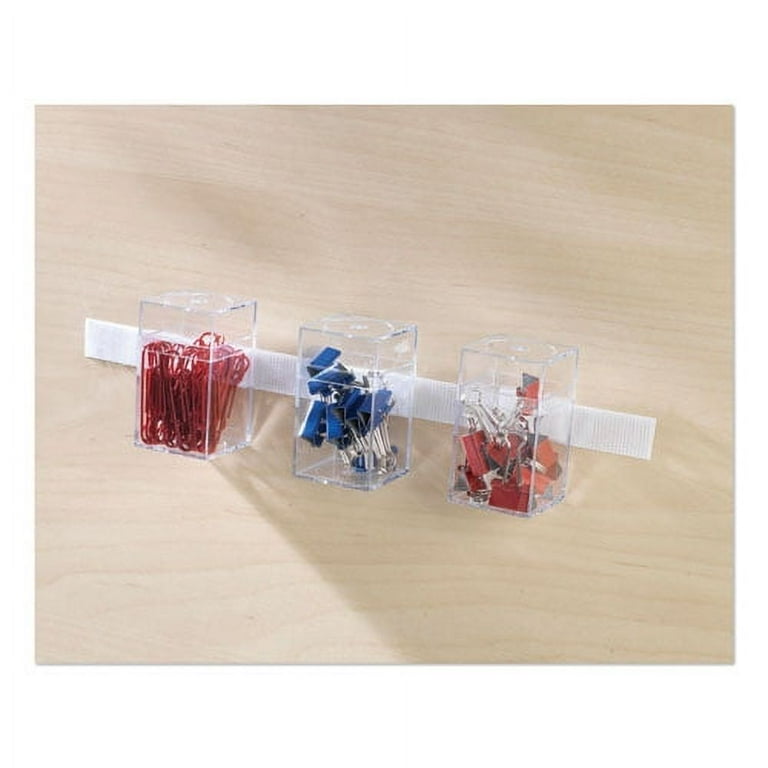 Sticky-Back Fasteners with Dispenser, Removable Adhesive, 0.75 Sticky-Back Fasteners with Dispenser, Removable Adhesive, 0.75