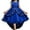 Blue, variant on AWZXDE Girls Dresses Childrens Solid Color Lace Sleeveless Knee Length Wedding Dress With Train Tutu Princess Gown Long Dresses Blue,3-4Y