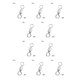 thumbnail image 2 of Soidarity Conector de pesca Flexible resistente al desgaste cobre ligero rodamiento de bolas barril conectores a presión alta resistencia a la ocho 10Conjunto, 2 of 6