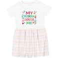 thumbnail image 3 of Inktastic Mamaw Loves Me Girls Apparel Girls Toddler Dress, 3 of 5