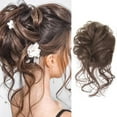 thumbnail image 6 of Curly Messy Bun Hair Piece Updo Scrunchie Fake Natural Extensions Hair, 6 of 9