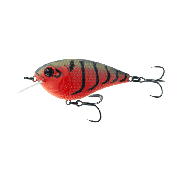 6th Sense Flat Finesse F4 Crankbait Bass Fishing Lure Tight Wobble Long Casting Hard Bait with Circuit Board Bill