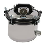8L Lab Autoclave Portable Steam Autoclave for Lab Equipment Culture Medium Glassware Tatoo Instruments Nail Tools