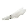 thumbnail image 3 of Fennco Styles Sorbet Collection Elegant Sheerness Organza 20 x 20 Inch Cloth Napkins, Set of 12 - Ivory Diner Napkins for Wedding, Banquets, Special Events and Party Décor, 3 of 4