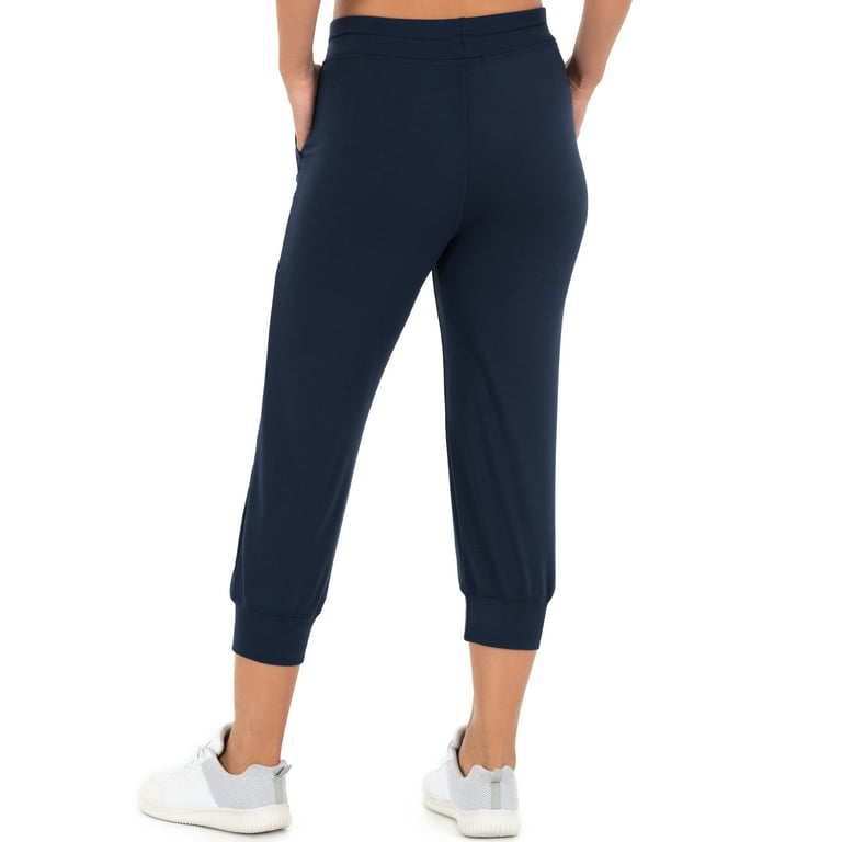 Women's Sweatpants Capri Pants Cropped Jogger Running Pants Lounge Loose  Fit Waist with Side Pockets Jogger crop – FANS SPORTS