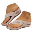 thumbnail image 3 of DAFEI Sandales de Plage Sandales de Plage pour Femmes Sandales de Plage pour Dames Chaussures Compensées d'Été Pantoufles pour Femmes Sandales Bohèmes Chaussures Mode, 3 of 8