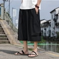 thumbnail image 4 of Ierhent Men’S Sweat Pants Men's Basic Tech Woven Track Jogger Pants, Quick Dry, Lightweight, Stretchable Black,3XL, 4 of 6