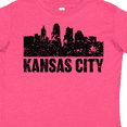 thumbnail image 4 of Inktastic Kansas City Skyline Grunge Boys or Girls Toddler T-Shirt, 4 of 5