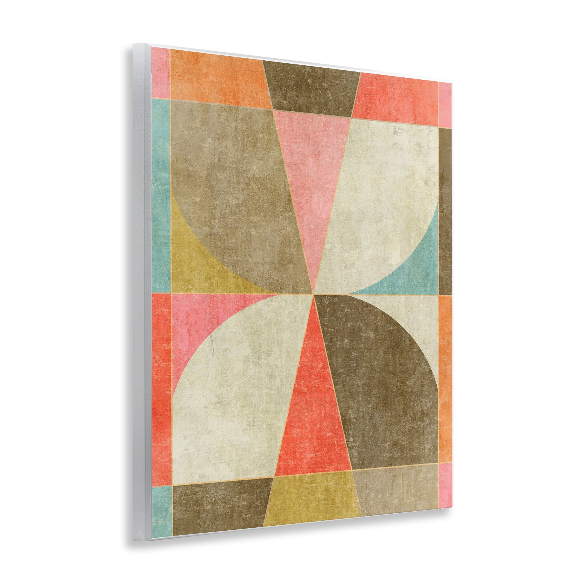 Stupell Industries Pinwheel Symmetric Shapes Wall Plaque Art, design by Suzanne Nicoll