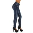 thumbnail image 5 of Fashion2Love Colombian Design Mid Waist Butt Lift Skinny Jeans, 5 of 7