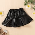 thumbnail image 2 of StylesILove Toddler Littler Girls Drawstring Long Sleeve Ribbed Top and Black Mini Skirt 2pcs Fall Winter Dress Outfit (5 Years), 2 of 7