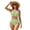 Sour Pickles, variant on Garronmavis Women's Two Piece Bikini Set High Waisted Twist Front Halter Swimsuits Side Drawstring Tummy Control Bathing Suit Swimwear