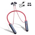 thumbnail image 4 of Auricular LED Pantalla digital HiFi Sound Sound Bluetooth-Compatible con Bluetooth 5.0 Auriculares auriculares con micrófono IPX3 Red Ergonómico Ergonómico Inevent EL005564-02B, 4 of 7