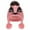Pink, variant on Winter Knit Hat For Girls Boys Winter Girls Boys Kids Winter Beanie Hat Warm Knit Thick Ski Cap With Fluff Ball Ear Cap One Size