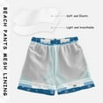 thumbnail image 3 of FORMRS Boys Swim Trunks Quick Dry Mesh Liner Boardshorts Sizes XS-XL, Blue Polar Bear, 3 of 7
