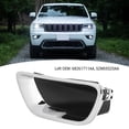 thumbnail image 4 of Chrome Fog Light Bezel for Stylish Look Easy Install Fog Driving Lamp Trim Cover for Cars, 4 of 7