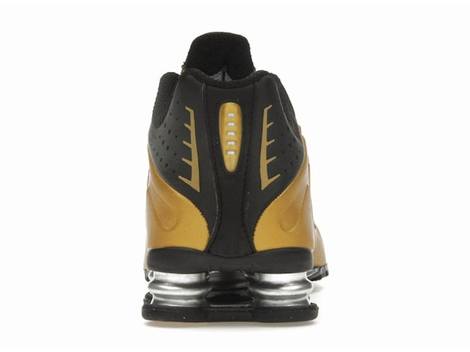 Nike Women's Shox R4 Black Metallic Gold Shoes, from StockX