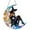 6Inch, variant on Halloween Charming Moonlight Witch Acrylic Stained Glass Pendant, Witch Pendant Acrylic Wall Hanging Home Decoration, Pendant with Chain, Hanging Sign Decoration