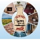 thumbnail image 4 of Letrero metálico vintage "Leche fresca de granja" de 27 x 14 cm. Placa retro de botella de leche. Letreros decorativos de metal para pared., 4 of 7