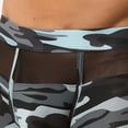 thumbnail image 6 of IWRICH Men's Mesh Sheer Boxer Shorts Camo Underwear Boxer Briefs Grey XL, 6 of 8