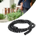 thumbnail image 1 of Electric Scooter Brake Line Protector, Flexible Black Wear Resistant Electric Scooter Spiral Wire Wrap  for Protection, 1 of 7