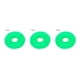 thumbnail image 1 of Greeniant Pet Chew Toy Training Squeak Ring Ball TPR Molar Sound Juego Interactivo Juguete, Verde, S verde S 3piezas, 1 of 6