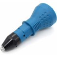 thumbnail image 5 of Pistolet à Rivets Sans Fil Pistolet à Rivets Électrique Kit d'Outils de Perceuse Adaptateur Insert Écrou Accessoires d'Outils Électriques (Bleu), 5 of 5
