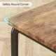 thumbnail image 4 of Yeshouse juego de comedor compacto de 3 piezas, mesa cuadrada con 2 sillas de respaldo metálico, ideal para cocina, apartamento o habitaciones pequeñas, ahorra espacio y es fácil de montar, 4 of 9