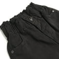 thumbnail image 5 of KIDSCOOL SPACE Baby Girls Boys Jeans, 12M-5T Little Kids Ribbed Waist With D-rings Denim Pants,Black,4-5 Years, 5 of 6