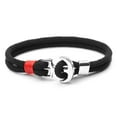 thumbnail image 1 of Pulsera trenzada con cuentas, brazalete tejido Vintage, pulsera para parejas, mujeres, hombres, oficina, vacaciones, joyería para mujer, regalo personalizado, negro Inevent AP009091-01, 1 of 6