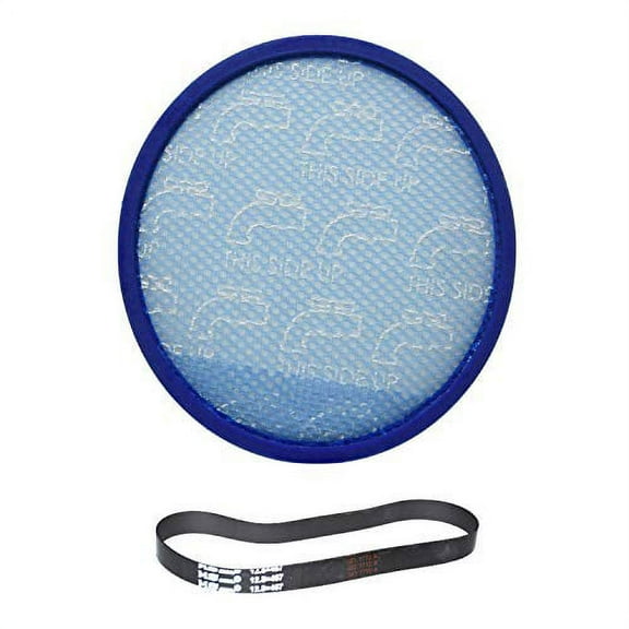 Hoover Model UH72600 WindTunnel Max Mult-Cyclonic Bagless Upright Washable Primary Blue Sponge Filter With One Rewind Plus/MS.12.8X457 Belt
