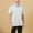 White(New), variant on PNTUTB Men's Summer Sports Short Sleeve Casual Moisture Wicking Shirt Button Down Collar Solid Color T-shirt