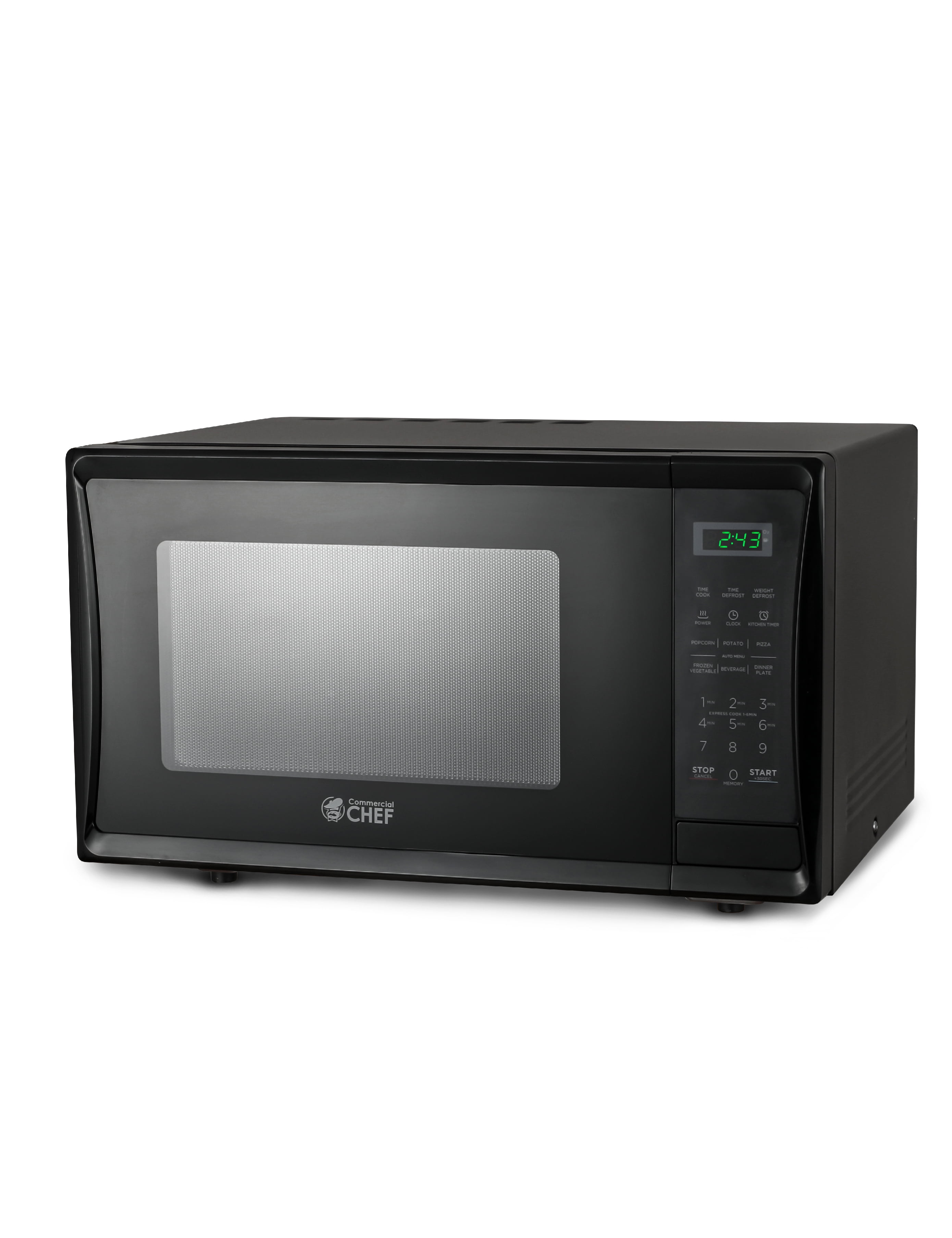 COMMERCIAL CHEF CHM11MB 1.1 cu. ft. Countertop Microwave with Digital