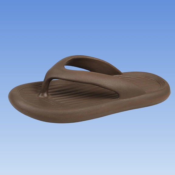 Flip Flops For Men And Women Summer Beach Vacation Sandals Toe Post Shower Slippers Outdoor Pool Travel Casual Comfort Footwear Post Swim Comfort Brown 9-9.5