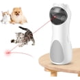 thumbnail image 1 of Juguete láser para gatos automático, juguete interactivo para gatos de interior, gatitos, perros, carga USB/alimentado por batería, 5 modos láser ajustables para gatos MFZFUKR LT36, 1 of 6