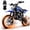 Blue, variant on Aoemoe 49cc Kids Dirt Bike, Gasoline Powered 2-Stroke Mini Motorcycle, 1-Seater, Blue