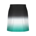 thumbnail image 5 of hotojiny Women's Satin Silky Mini Skirt Elastic High Waist Side Zipper Mini Short A-Line Skirt Fashion Gradation Party Flowy Skirts, 5 of 6