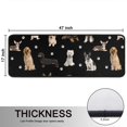 thumbnail image 5 of Kitchen Rugs Sets Of 2,Dog Breeds Anti Fatigue Kitchen Mat Rugs Non Slip Washable,Decorative Kitchen Floor Mats for Kitchen,Sink,Laundry,17"x47"+17"x47", 5 of 5