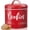 Red, variant on Farmhouse Cookie Jar for Kitchen Counter, 1 Gallon Vintage Cookie Jar with Airtight Lid, Large Food Storage Container for Candy, Cookies, Dessert, Black Kitchen Decor and Accessories