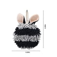 thumbnail image 3 of Sentmoon Deals of the Day Clearance Prime Rabbit Ear Crown Chenille Hand Towel Cute Hanging Hand Wipe Ball Hand Towel Thickened Absorbent Hangable Multifunctional Hand Towel Todays Deals Clearance Sa, 3 of 9