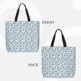 thumbnail image 2 of Hirioo Nautical Theme Anchors for Tote Bag for Women, Quilted Shoulder Bag with Zipper, Large Capacity Handbags for Casual, Travel, Work, 2 of 7