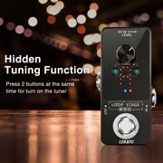 Lekato Loop Station Guitar Looper Effect Pedal